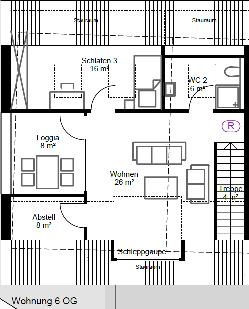 DG Grundriss Maisonettewohnung K�ssaberg
