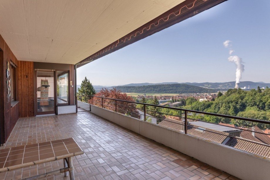 Terrasse mit herrlicher Aussicht Einfamilienhaus Waldshut-Tiengen
