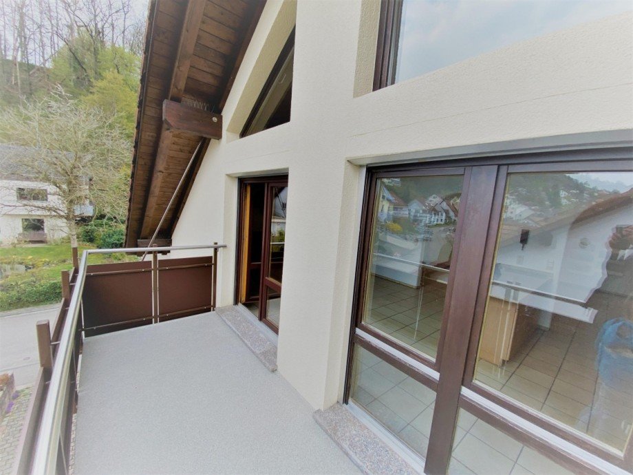 Balkon Dachgeschosswohnung K�ssaberg