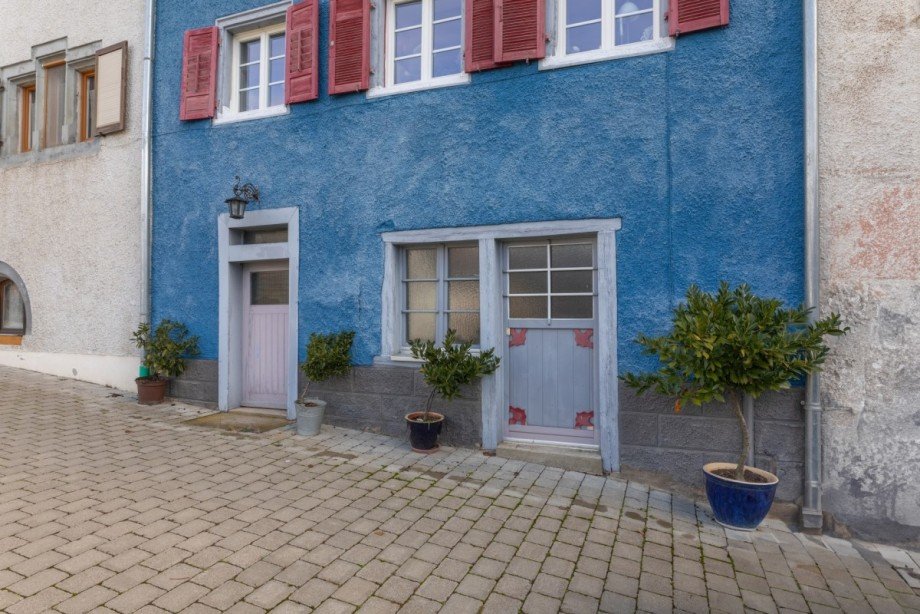 Eingang S�dseite Reihenmittelhaus Wut�schingen