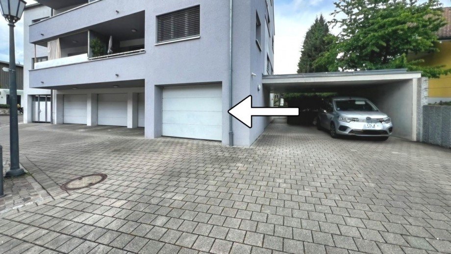 Garage mit Zugang zum eigenen Keller Maisonettewohnung K�ssaberg