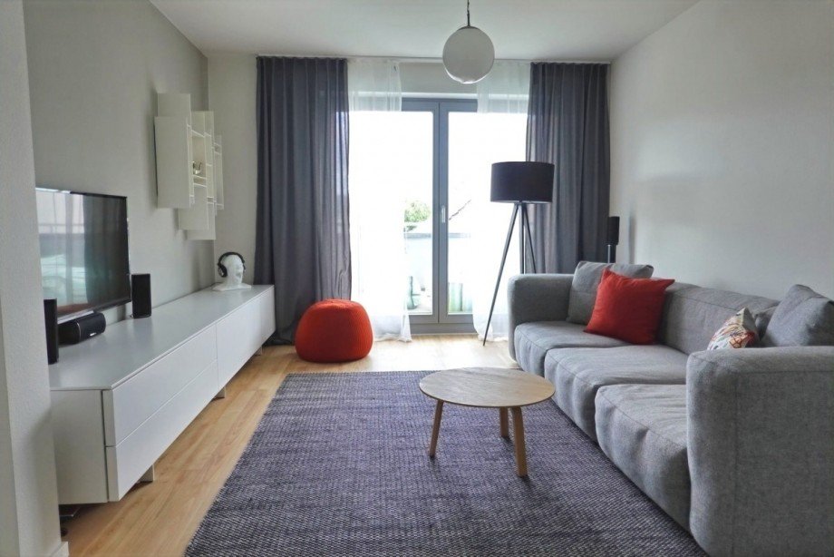 Wohnzimmer Dachgeschosswohnung K�ssaberg