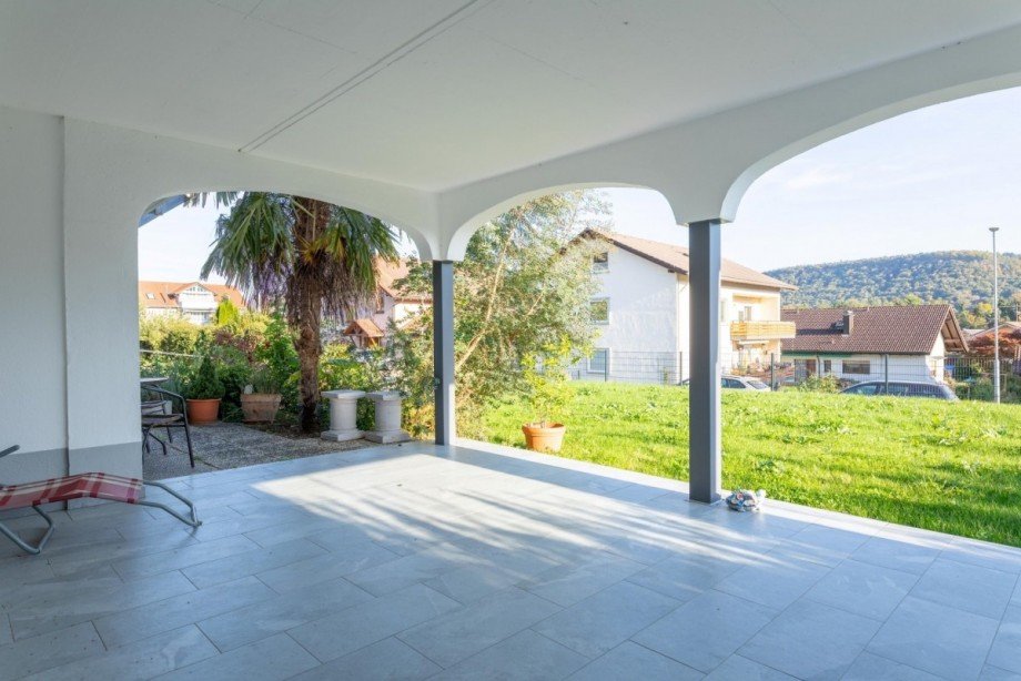 Terrasse Wohnbereich Einfamilienhaus Hohentengen