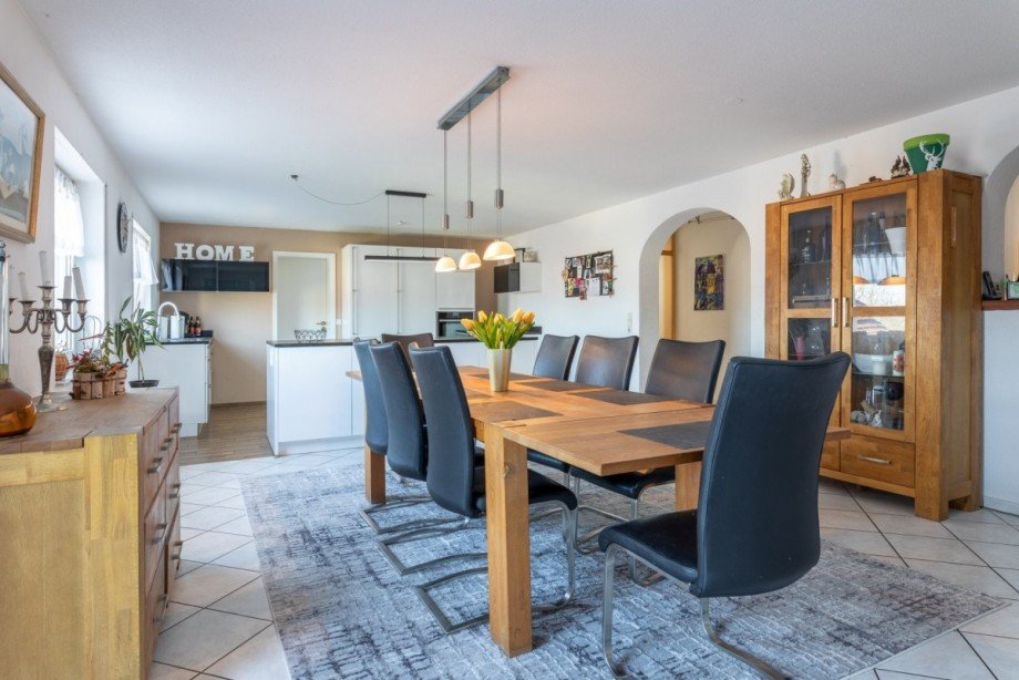 Essbereich mit offener K�che Mehrfamilienhaus Hohentengen