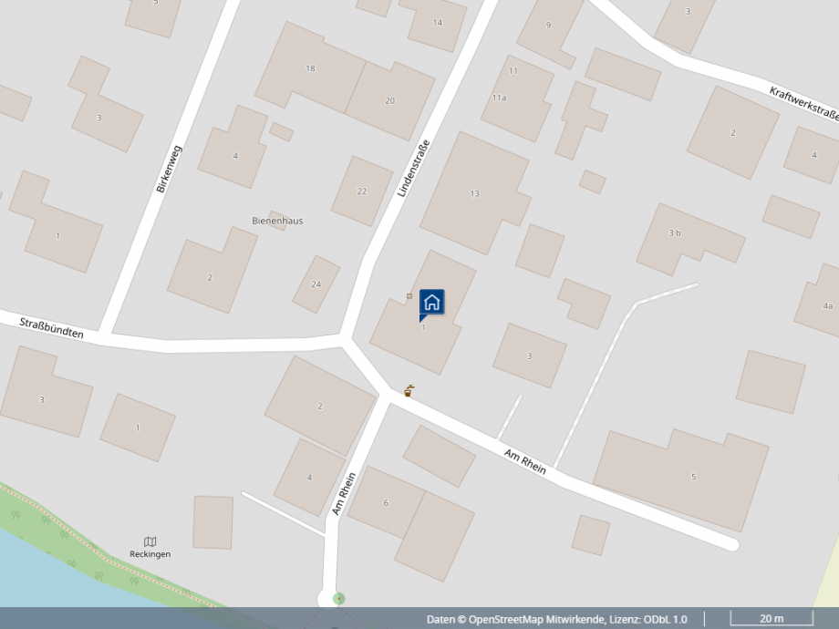 Bild aus Kartenansicht Maisonettewohnung K�ssaberg