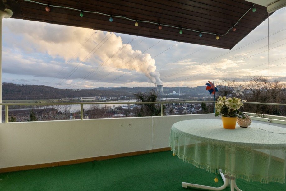 Balkon mit Aussicht Doppelhaush�lfte Waldshut-Tiengen