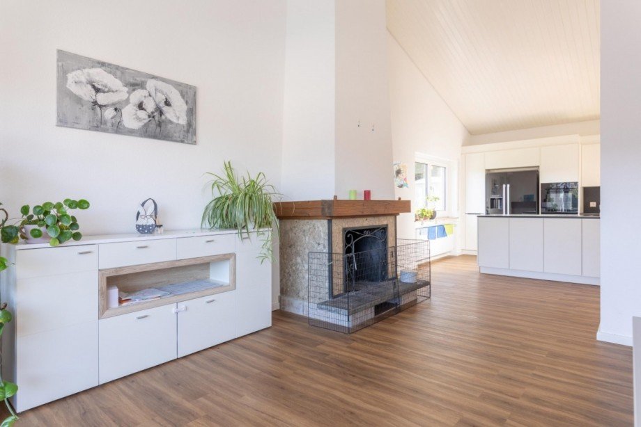offener Kamin Einfamilienhaus Hohentengen
