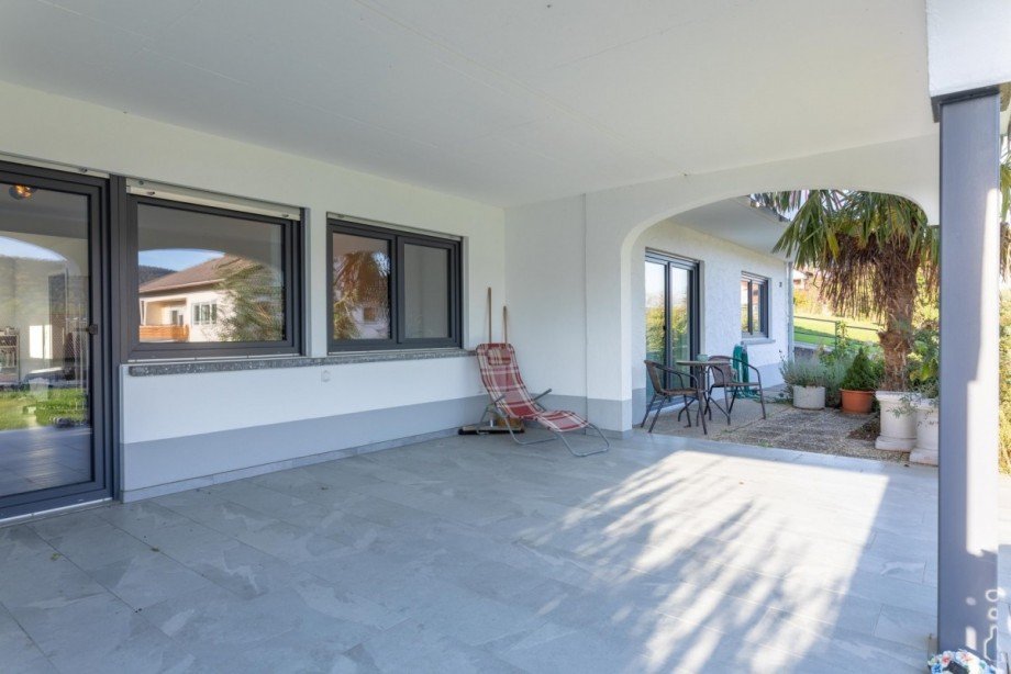 Terrasse Wohnbereich Einfamilienhaus Hohentengen