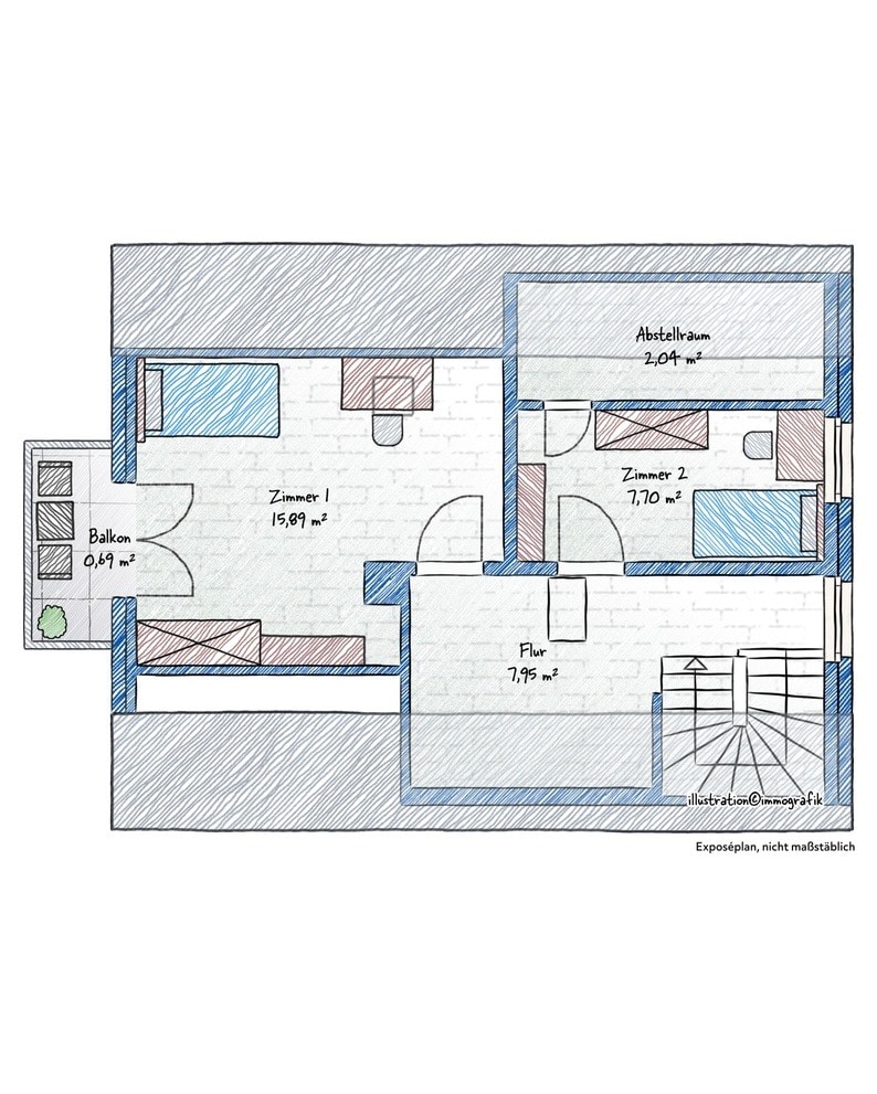 Grundriss Dachgeschoss Einfamilienhaus Dogern