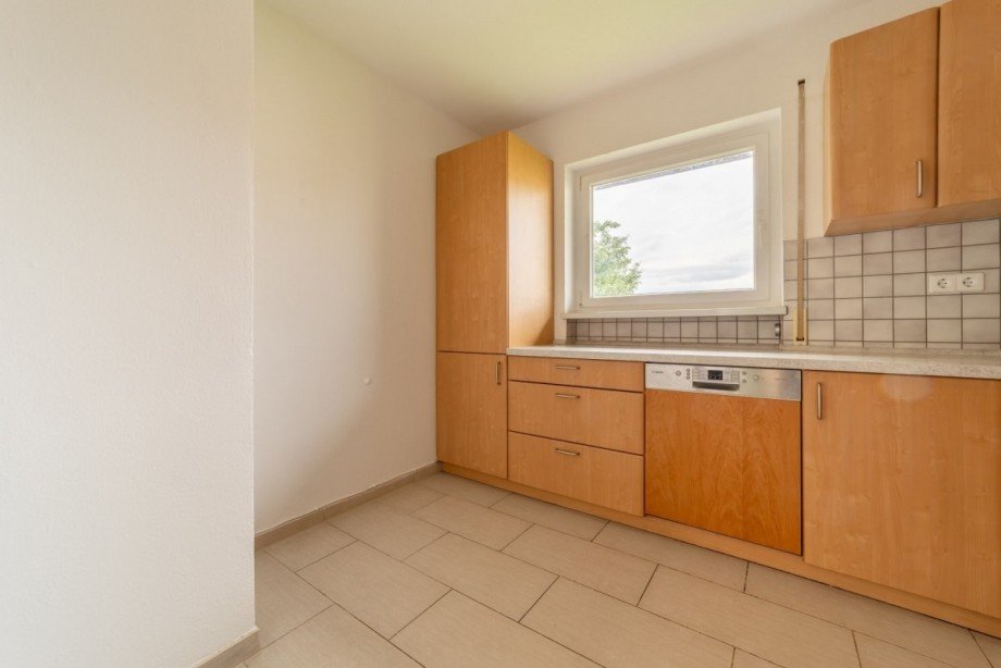 K�che mit Einbauk�che Etagenwohnung Lottstetten