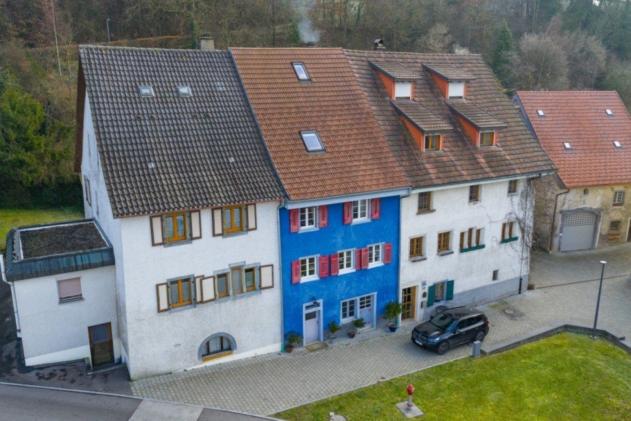 S�dansicht Reihenmittelhaus Wut�schingen