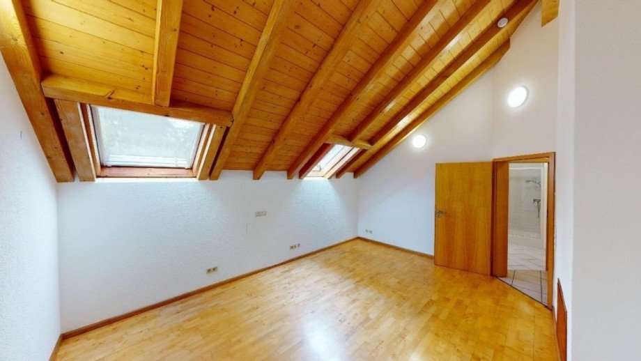 Schlafzimmer Dachgeschosswohnung K�ssaberg